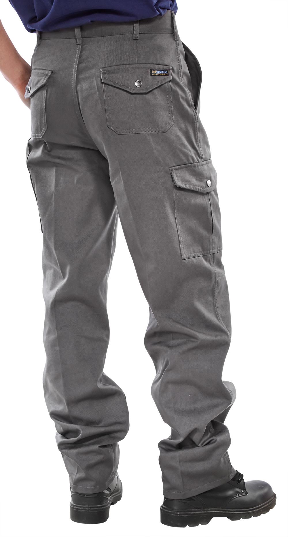 Beeswift Heavyweight Drivers Trousers Grey