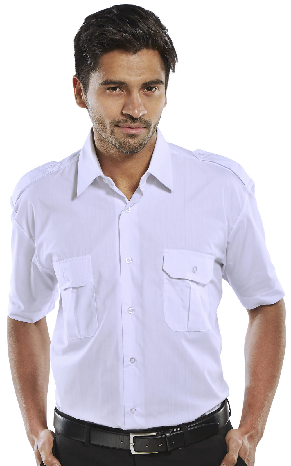 Beeswift Pilot Shirt Short Sleeve White