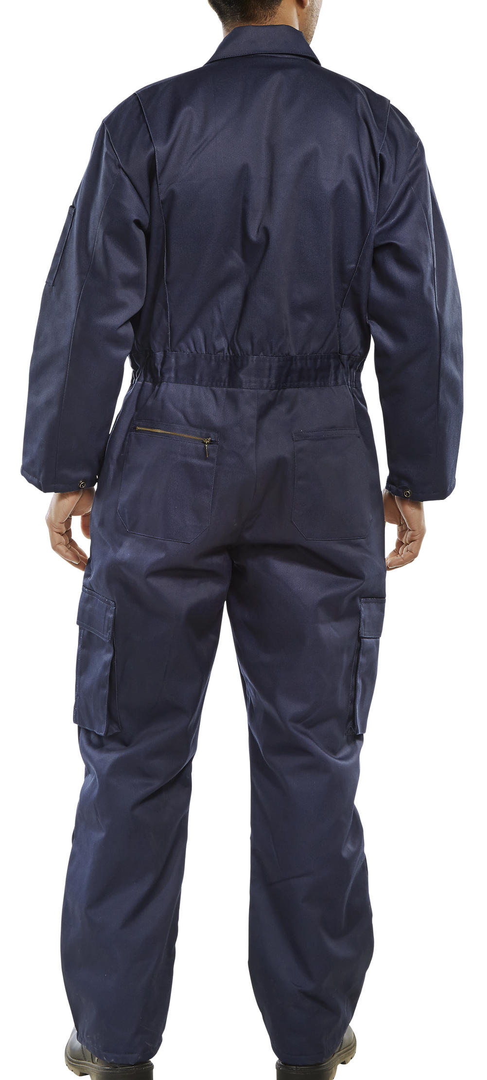 Beeswift Quilted Boilersuit Navy Blue