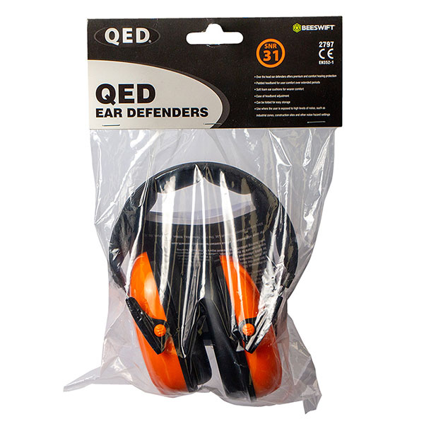 Beeswift Qed Snr31 Comfort Ear Defenders Orange