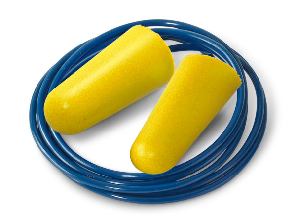 Beeswift Qed Disposable Foam Corded Ear Plugs Blue