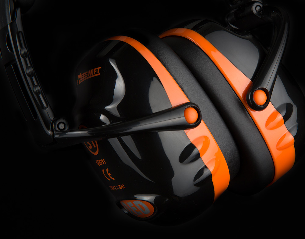 Beeswift Qed Snr31 Ear Defender Black/Orange