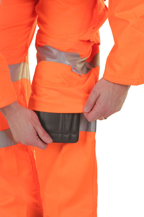Beeswift Hi-Vis Railspec Coverall Orange