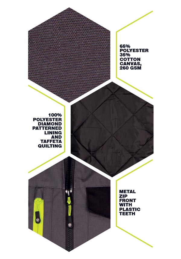 Beeswift Flex Workwear Gilet Two-Tone Grey / Black