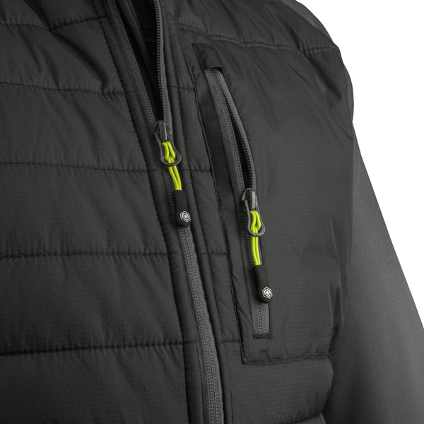 Beeswift Flex Workwear Padded Jacket Black/Grey