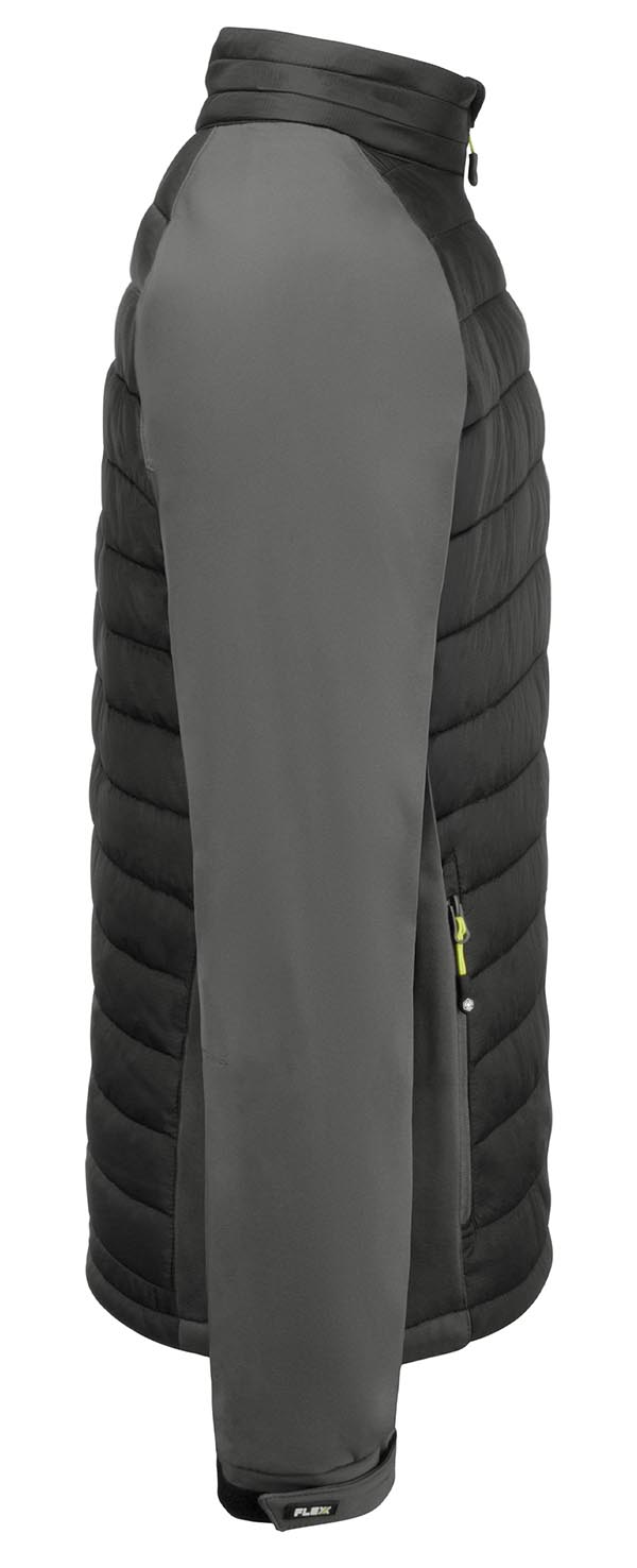 Beeswift Flex Workwear Padded Jacket Black/Grey
