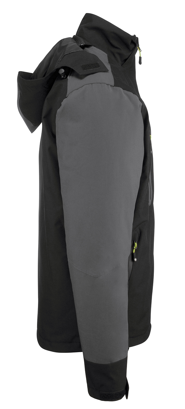 Beeswift Padded Rain Jacket Black/Grey