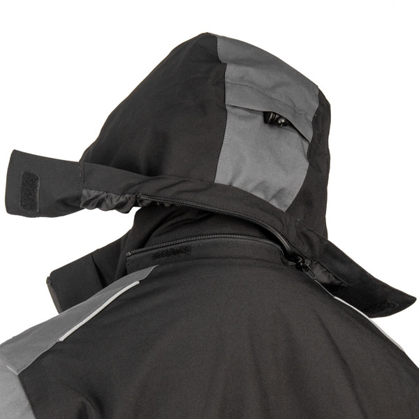 Beeswift Padded Rain Jacket Black/Grey