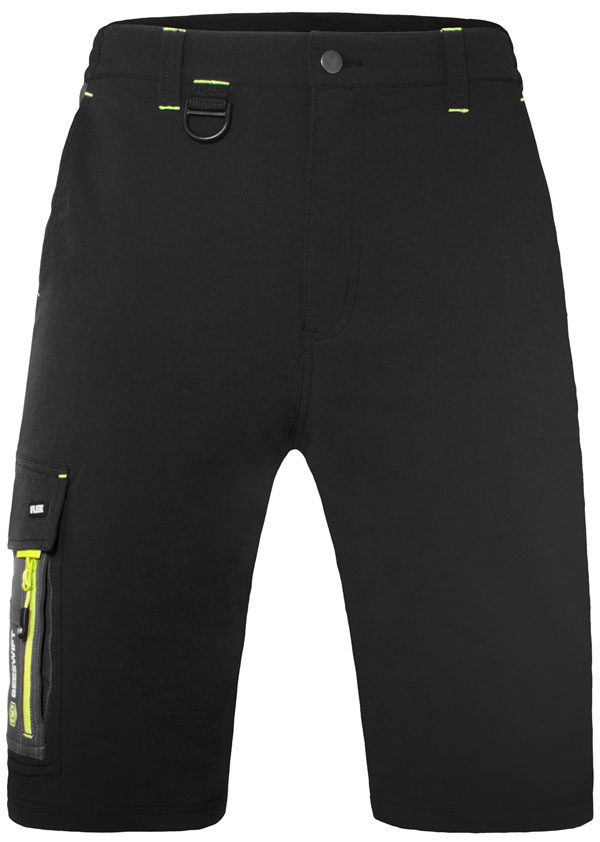 Beeswift Flex Workwear Shorts Black/Grey
