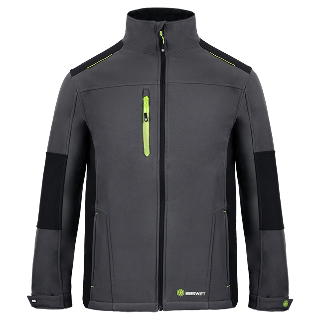 Beeswift Flex Softshell Jacket Grey / Black