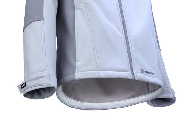 Beeswift Flex Softshell Jacket White/Grey