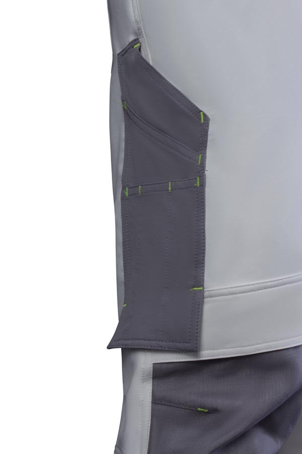 Beeswift Flex Workwear Trousers White/Grey