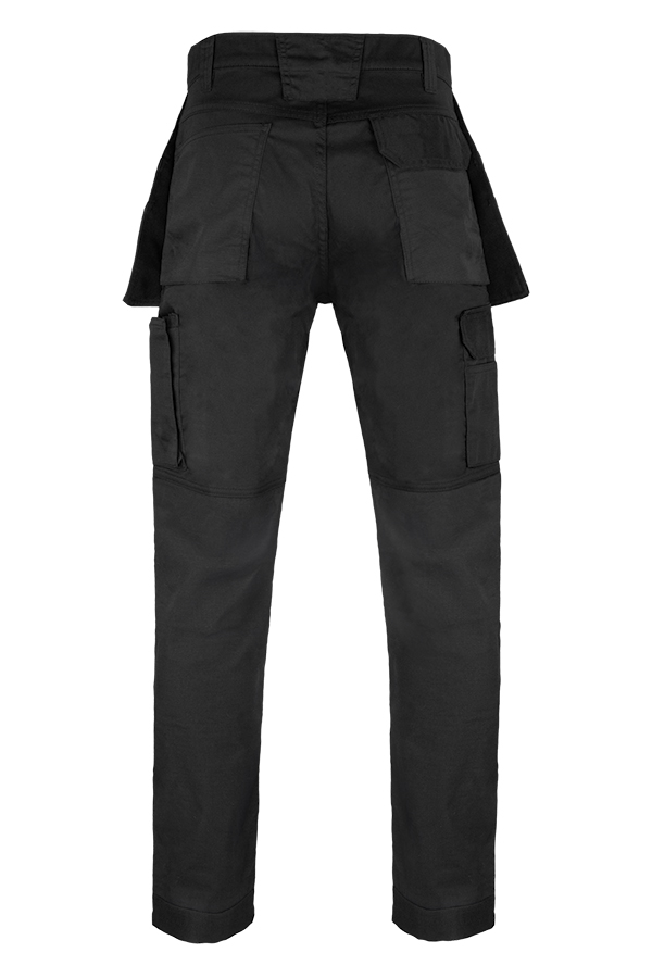 Beeswift Burgos Stretch Ripstop Holster Work Trousers Black