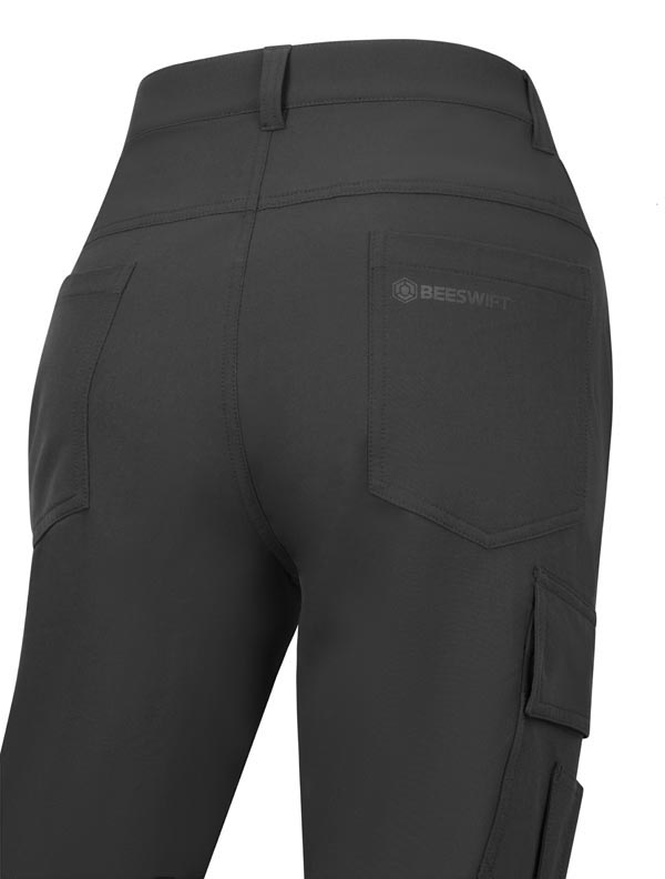 Beeswift Flex Womens Combat Pocket Trousers Black