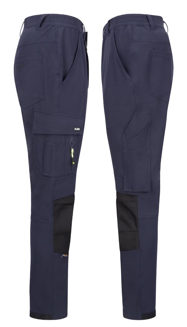 Beeswift Flex Womens Combat Pocket Trousers Navy Blue