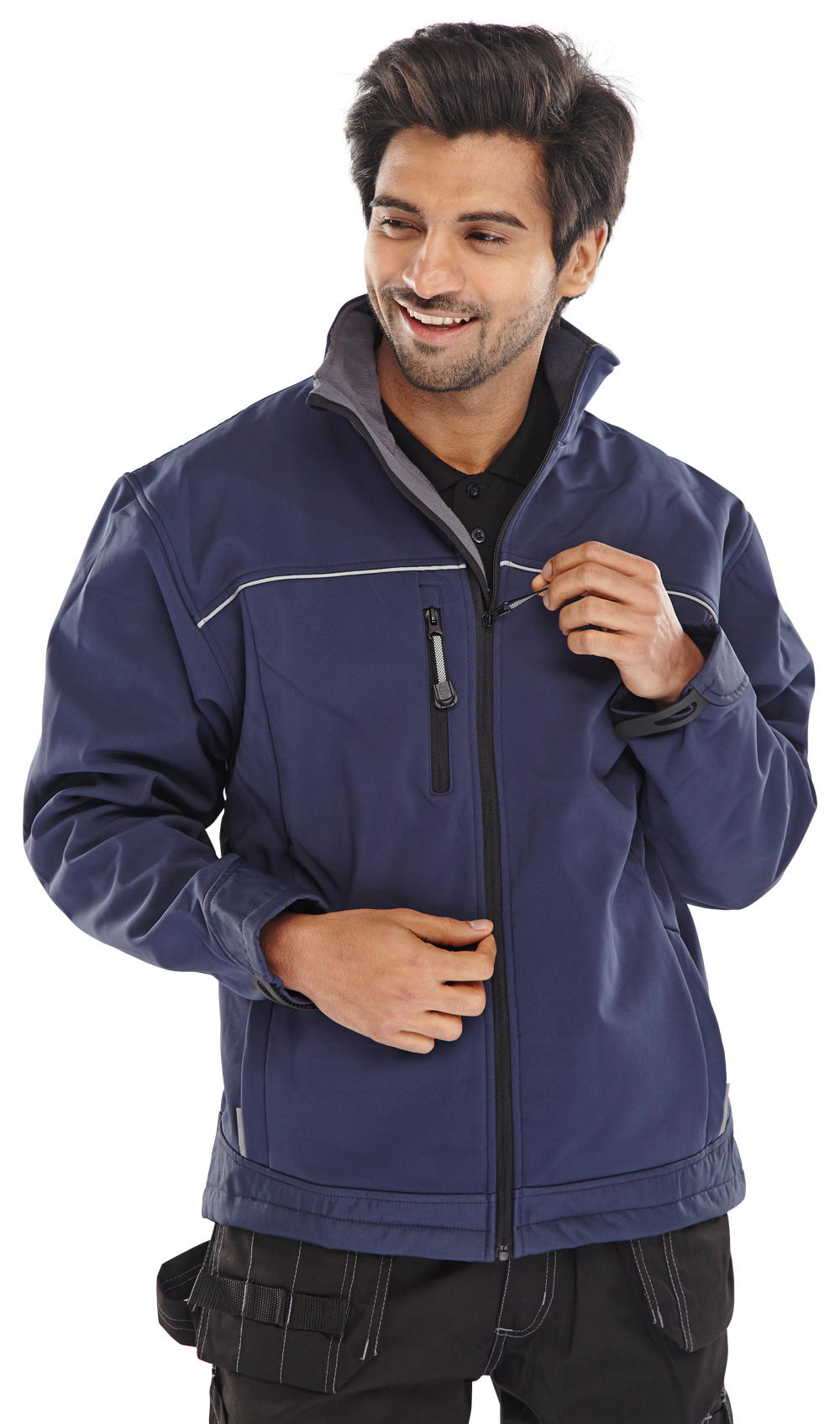 Beeswift Soft Shell Jacket Navy Blue