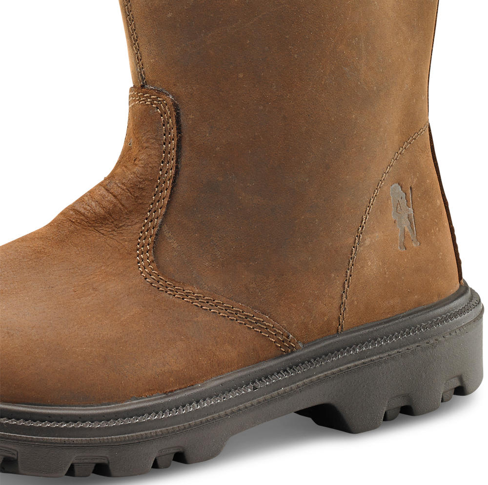Beeswift Sherpa Dual Density Pu Rubber Rigger Boot Brown