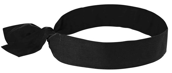 Ergodyne Evaporative Cooling Bandana Black Ergodyne Evaporative Cooling Bandana Black