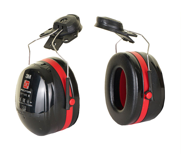 3M Peltor Optime 3 Ear Defenders Helmet Mount Black