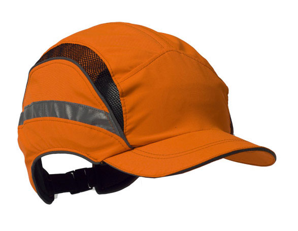 3M Hc23 First Base Safety Baseball Cap Hi Vis Orange