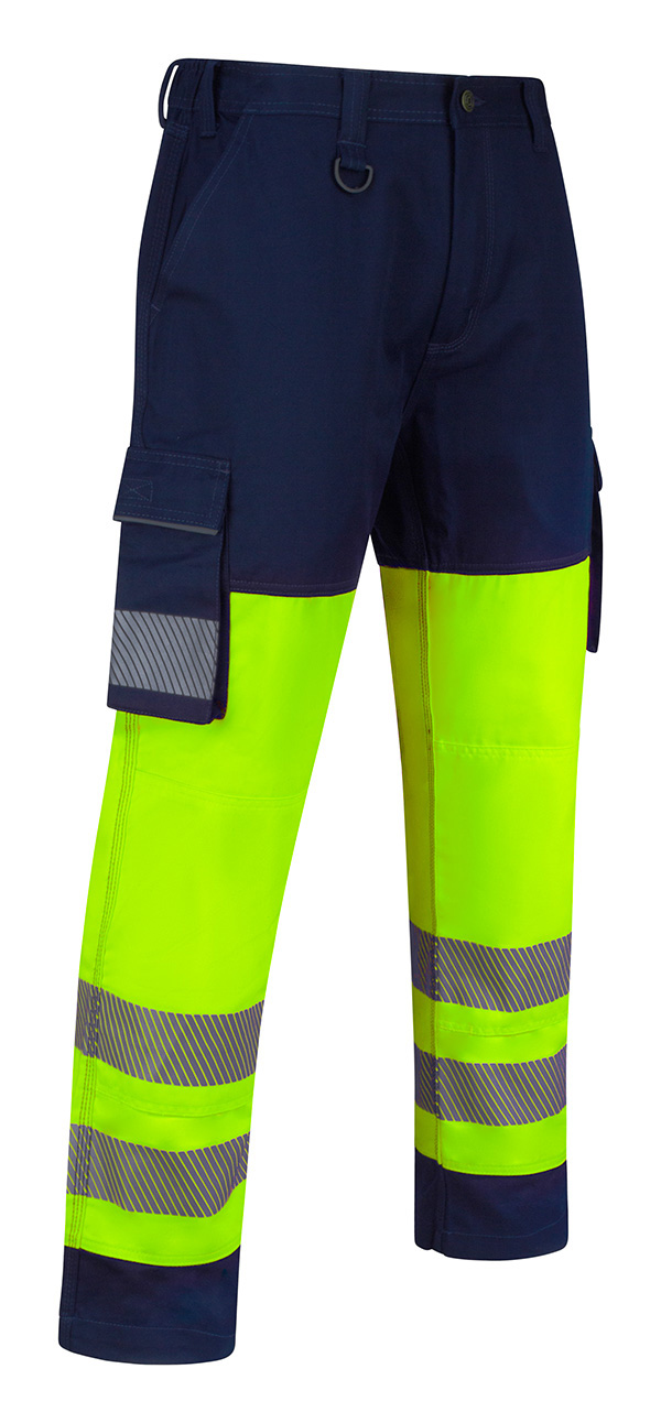 Beeswift Guardian Hi-Vis Safety Combat Trousers Saturn Yellow / Navy Beeswift Guardian Hi-Vis Safety Combat Trousers Saturn Yellow / Navy