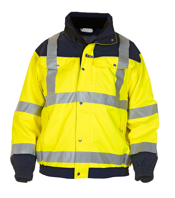 Hydrowear Furth Hi-Vis Sns Pilot Two-Tone Jacket Saturn Yellow / Navy