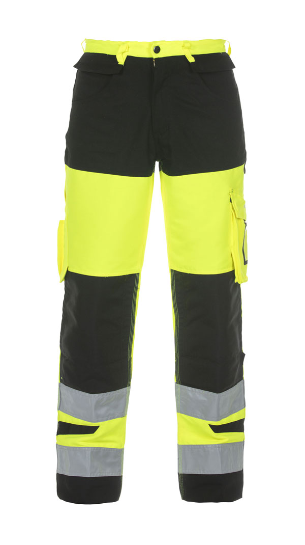 Hydrowear Hertford Hi-Vis Two Tone Trousers SaturnYellow/Black