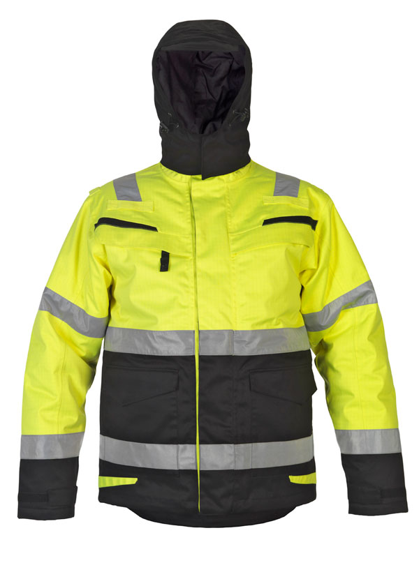 Hydrowear Matre Multi Cvc Waterproof Arc Parka Jacket SaturnYellow/Black