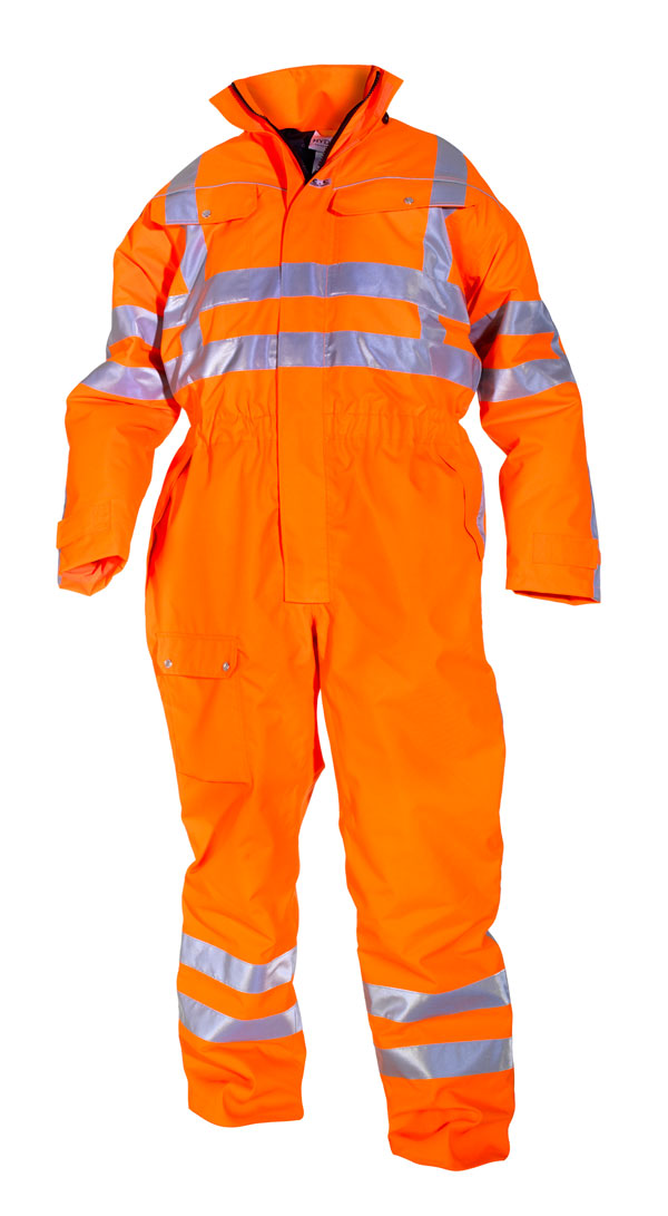 Hydrowear Uelsen Hi-Vis Waterproof Winter Coverall Orange Hydrowear Uelsen Hi-Vis Waterproof Winter Coverall Orange