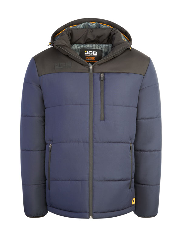 Jcb Workwear Unisex Padded Jacket Navy / Black Jcb Workwear Unisex Padded Jacket Navy / Black