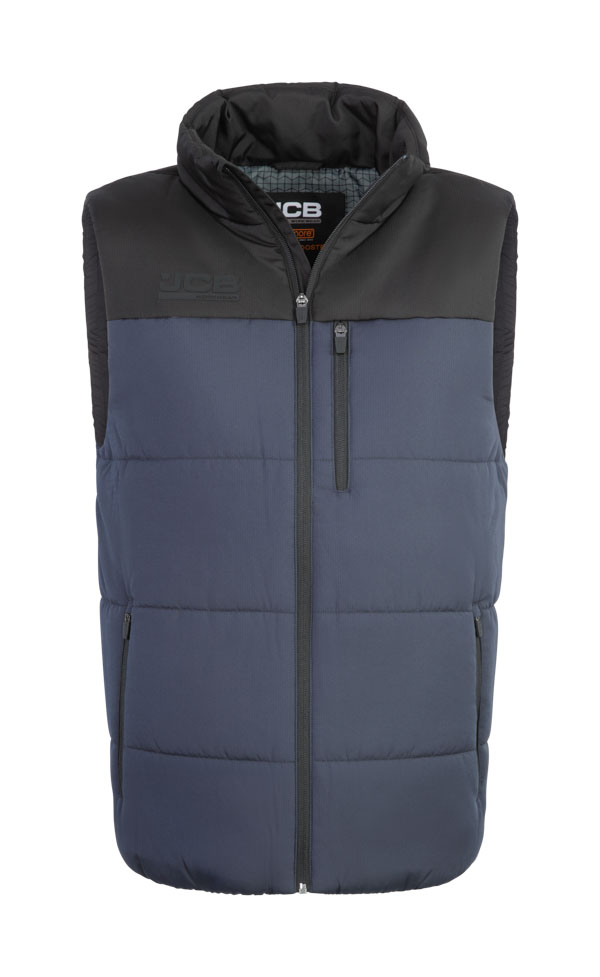 Jcb Workwear Unisex Padded Gilet Navy / Black Jcb Workwear Unisex Padded Gilet Navy / Black