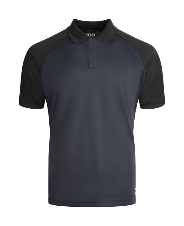 Jcb Workwear Unisex Classic Collar Polo Shirt Navy / Black Jcb Workwear Unisex Classic Collar Polo Shirt Navy / Black