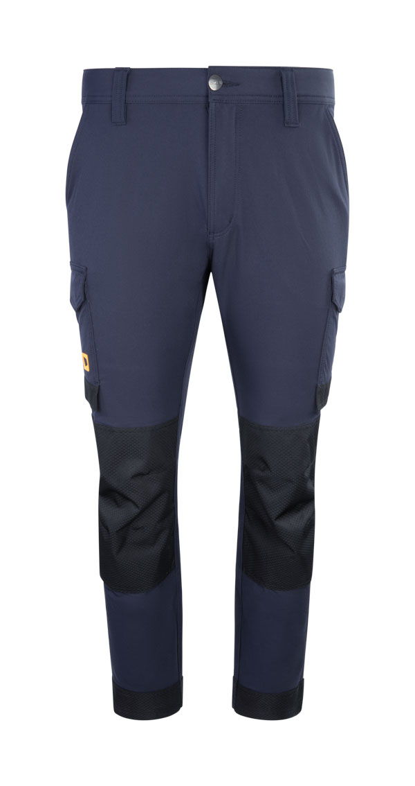 Jcb Workwear Mens 4-Way Stretch Trousers Navy Blue