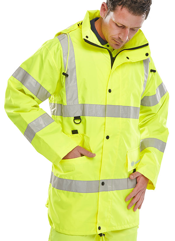Beeswift Jubilee Hi-Vis Jacket Saturn Yellow