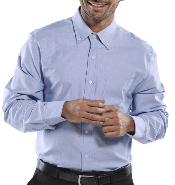 Beeswift Oxford Shirt Long Sleeve Blue Beeswift Oxford Shirt Long Sleeve Blue