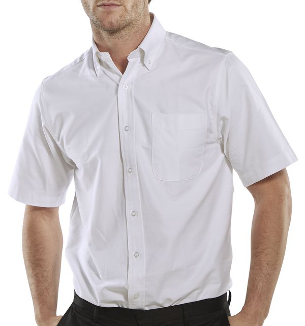 Beeswift Oxford Shirt Short Sleeve White Beeswift Oxford Shirt Short Sleeve White