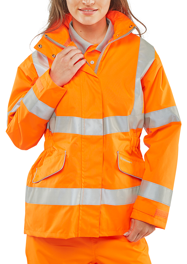 Beeswift Ladies Hi-Vis Executive Jacket Orange