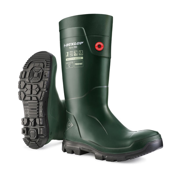 Purofort Terrapro Full Safety Wellington Boots Green Purofort Terrapro Full Safety Wellington Boots Green