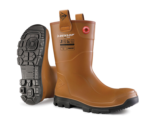 Dunlop Purofort Rigpro Full Safety Boot Fur Lined Tan Dunlop Purofort Rigpro Full Safety Boot Fur Lined Tan