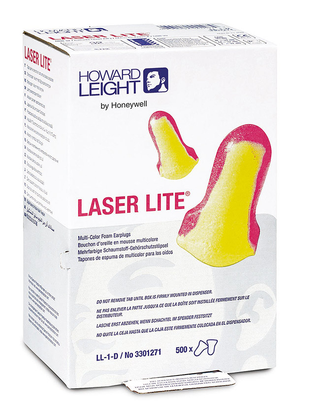 Honeywell Laser Lite Ls500 Uncorded Ear Plugs Dispenser Refill Yellow