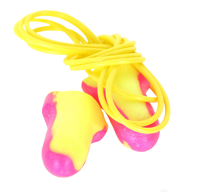 Honeywell Laser Lite Corded Ear Plugs Yellow