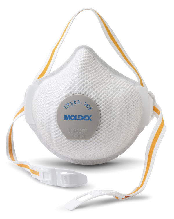 Moldex 3408 Face Mask Ffp3Vrd White