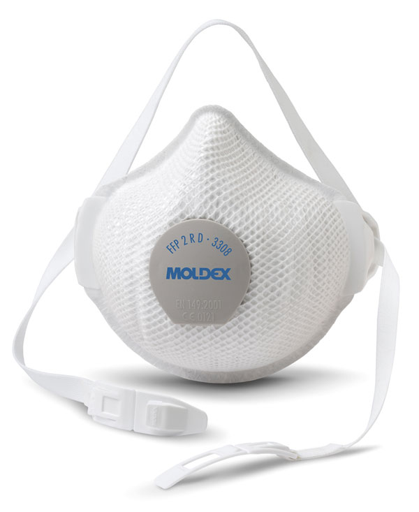 Moldex 3308 Face Mask Ffp2Vrd White