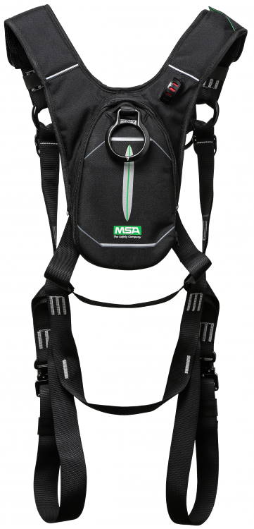 Msa Personal Rescue Device Rhz Model With Harness Black