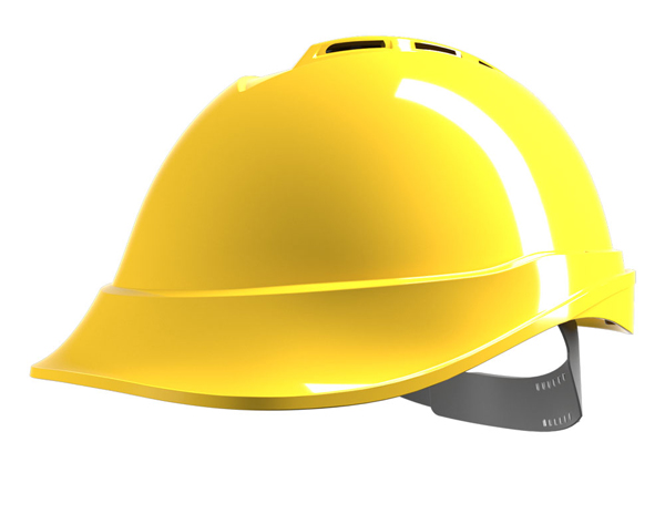 Msa V-Gard 200 Vented Safety Helmet Yellow Msa V-Gard 200 Vented Safety Helmet Yellow