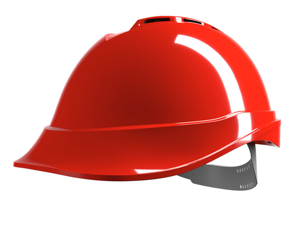 Msa V-Gard 200 Vented Safety Helmet Red Msa V-Gard 200 Vented Safety Helmet Red