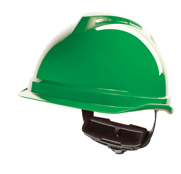 Msa V-Gard 520 Peakless Safety Helmet Green Msa V-Gard 520 Peakless Safety Helmet Green