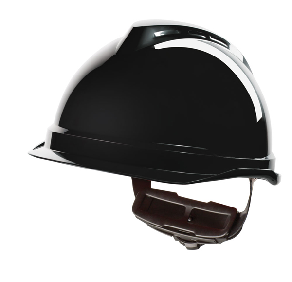Msa V-Gard 520 Peakless Safety Helmet Black Msa V-Gard 520 Peakless Safety Helmet Black