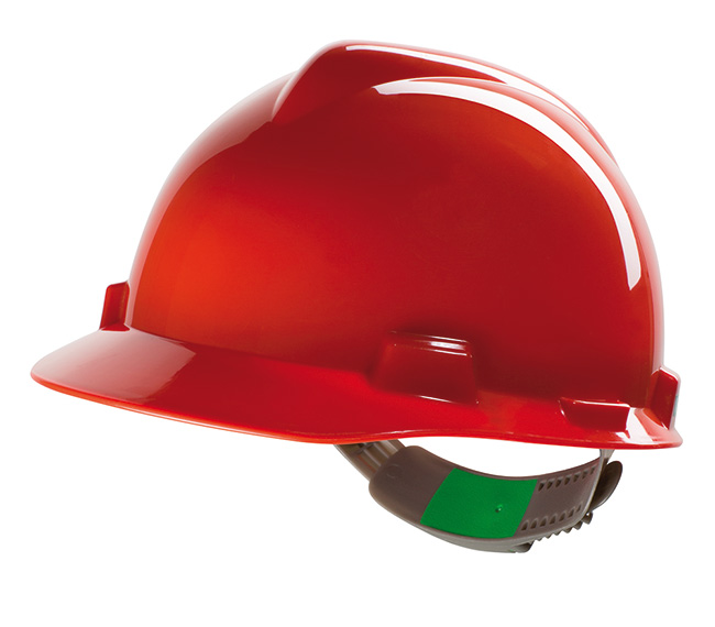 Msa V-Gard Safety Helmet Red Msa V-Gard Safety Helmet Red