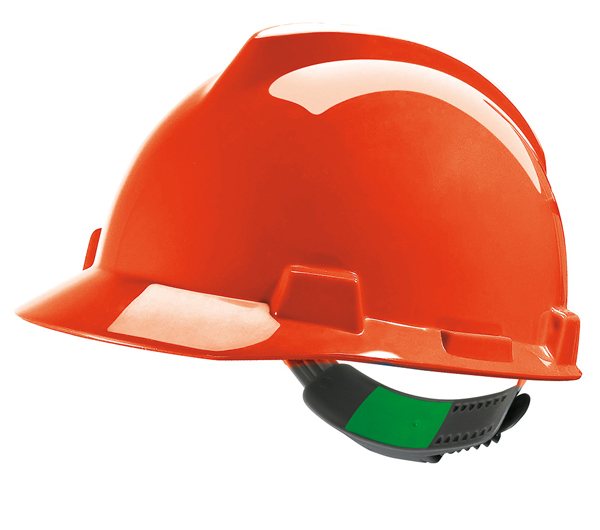 Msa V-Gard Safety Helmet Orange